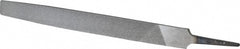Value Collection - 8" Long, Bastard Cut, Flat American-Pattern File - Double Cut, 7/32" Overall Thickness, Tang - Exact Tooling