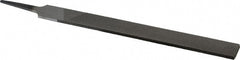 Value Collection - 8" Long, Bastard Cut, Hand American-Pattern File - Double Cut, 7/32" Overall Thickness, Tang - Exact Tooling