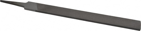 Value Collection - 8" Long, Second Cut, Hand American-Pattern File - Double Cut, 7/32" Overall Thickness, Tang - Exact Tooling