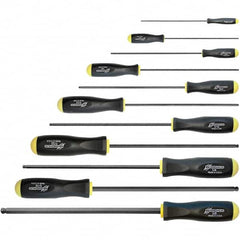 Bondhus - Hex Driver Sets Tool Type: Ball End Size Range (Inch): 5/64 - 3/8 - Exact Tooling