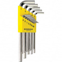 Bondhus - Hex Key Sets Tool Type: Hex Handle Type: L-Key Long Arm - Exact Tooling