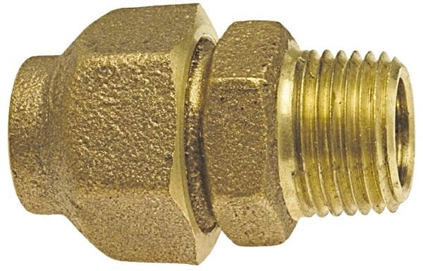 NIBCO - 1" Cast Copper Pipe Flared Adapter - FL x M - Exact Tooling