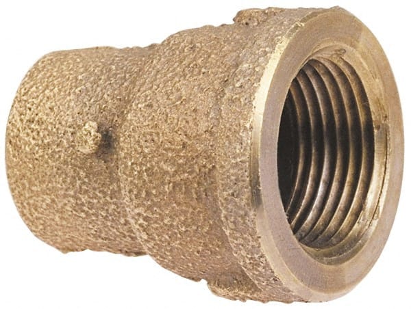 NIBCO - 1-1/4 x 3/4" Cast Copper Pipe Adapter - C x F, Pressure Fitting - Exact Tooling