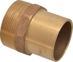 NIBCO - 2" Cast Copper Pipe Adapter - FTG x M, Pressure Fitting - Exact Tooling