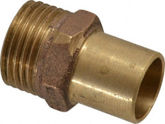 NIBCO - 3/4 x 1/2" Cast Copper Pipe Hose Adapter - Ftg x Hose, Pressure Fitting - Exact Tooling
