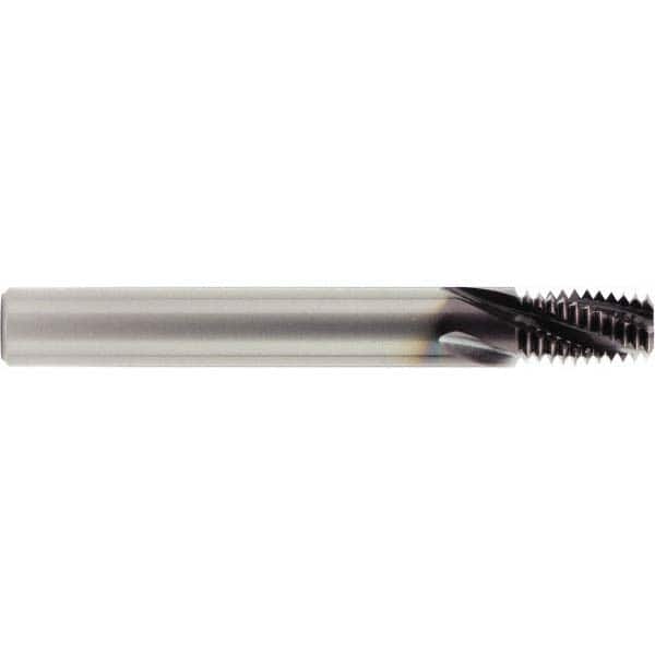 OSG - 2-1/2 - 8 Internal 8 TPI 1" Shank 4-Flute RH Solid Carbide Helical Flute Thread Mill - Exact Tooling