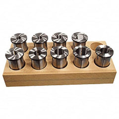 Iscar - 8 Piece, 1/4" to 1" Capacity, SC Collet Set - Exact Tooling