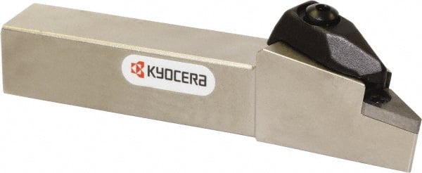 Kyocera - DVJN, Right Hand Cut, 93° Lead Angle, 1" Shank Height x 1" Shank Width, Negative Rake Indexable Turning Toolholder - 6" OAL, VN.. 33 Insert Compatibility, Series DVJN - Exact Tooling