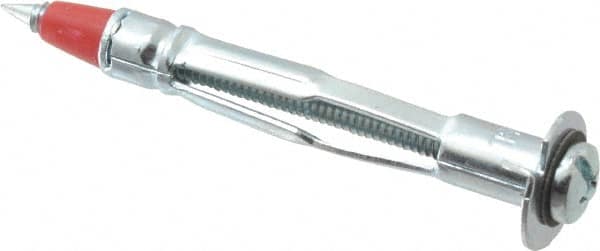 Powers Fasteners - #6 Screw, 1/8" Diam, 2-3/8" Long, 1/2 to 3/4" Thick, Sleeve Drywall & Hollow Wall Anchor - Steel, Use in Concrete, & Masonry, Drywall, Plywood & Wallboard - Exact Tooling