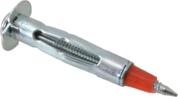 Powers Fasteners - #6 Screw, 1/8" Diam, 2" Long, 3/8 to 1/2" Thick, Sleeve Drywall & Hollow Wall Anchor - Steel, Use in Concrete, & Masonry, Drywall, Plywood & Wallboard - Exact Tooling