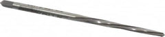 Alvord Polk - #6/0 Pin, 0.081" Diam, 0.0611" Small End, 0.0938" Diam Straight Shank, 15/16" Flute, Taper Pin Reamer - Exact Tooling