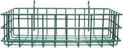 Marlin Steel Wire Products - 8" Deep, Rectangular Steel Peg Board/Slatwall Basket - 1-3/8" Perforation, 14" Wide x 4" High - Exact Tooling