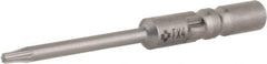 Wera - 4mm Drive, Torx Precision Screwdriver Bit - 1-9/16" OAL - Exact Tooling