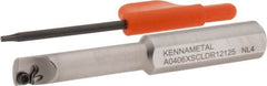 Kennametal - 0.285" Min Bore Diam, 2-1/2" OAL, 3/8" Shank Diam, Indexable Boring Bar - 1-1/4" Max Bore Depth - Exact Tooling