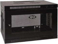 Tripp-Lite - 23.63" Overall Width x 9" Rack Height x 17.69" Overall Depth Data Cable Enclosure - 200 Lb Capacity, Black - Exact Tooling
