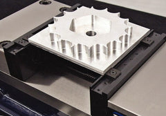 Mitee-Bite - 1" Jaw Width, Standard, Vise Jaw Set - Steel - Exact Tooling