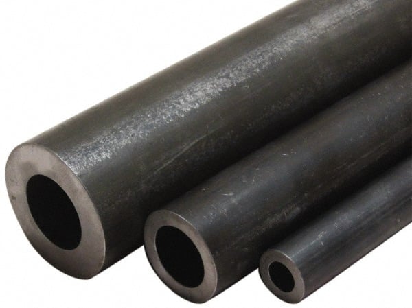 Value Collection - 2-1/2 Inch Outside Diameter x 3 Ft. Long, Steel, Round Welded Tube - 2.26 Inch Inside Diameter, 0.12 Inch Wall Thickness, Low Carbon Grade - Exact Tooling