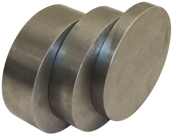 Value Collection - 5" Diam x 1" Long, 1018 Steel Round Rod - Cold Finish, Mill, Low Carbon Steel - Exact Tooling