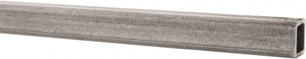 Value Collection - 1 Inch Square x 6 Ft. Long, Low Carbon Steel, Square Welded Tube - 0.12 Inch Wall Thickness, Low Carbon Grade - Exact Tooling