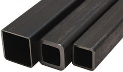 Value Collection - 1 Inch Square x 6 Ft. Long, Low Carbon Steel, Square Welded Tube - 0.06 Inch Wall Thickness, Low Carbon Grade - Exact Tooling