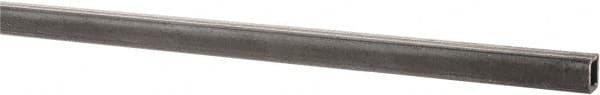 Value Collection - 1/2 Inch Square x 6 Ft. Long, Low Carbon Steel, Square Welded Tube - 0.06 Inch Wall Thickness, Low Carbon Grade - Exact Tooling