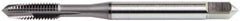 OSG - 3/8-16 UNC, 3 Flute, TiCN Finish, Vanadium High Speed Steel Spiral Point Tap - Plug Chamfer, Right Hand Thread, 3-15/16" OAL, 1-1/4" Thread Length, 0.381" Shank Diam, 3B Class of Fit, Series 11017 - Exact Tooling