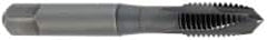 OSG - 7/16-20 UNF, 3 Flute, TiCN Finish, Vanadium High Speed Steel Spiral Point Tap - Plug Chamfer, Right Hand Thread, 100mm OAL, 1-7/16" Thread Length, 0.323" Shank Diam, Series 11017 - Exact Tooling