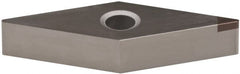Sumitomo - NU-VNMA332 Grade BN2000 PCBN Turning Insert - Uncoated, 35° Diamond, 3/8" Inscr Circle, 3/16" Thick, 1/32" Corner Radius - Exact Tooling