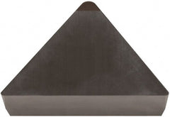 Sumitomo - NU-TPG222 Grade BN2000 PCBN Turning Insert - Uncoated, 60° Triangle, 1/4" Inscr Circle, 1/8" Thick, 1/32" Corner Radius - Exact Tooling
