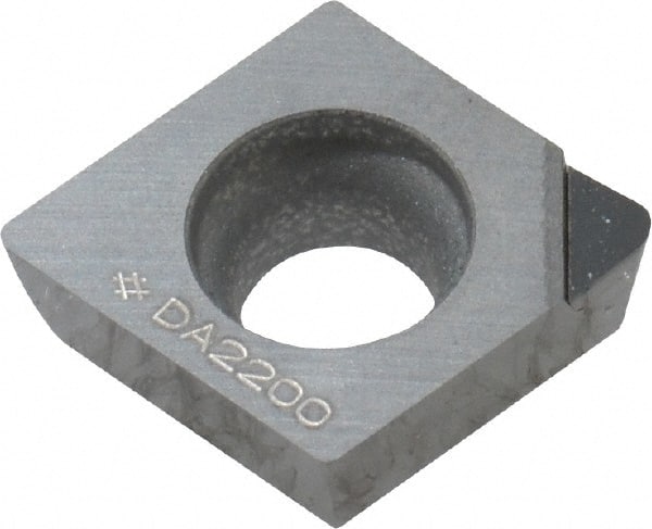 Sumitomo - NF-CPMX32.52 Grade DA2200 Polycrystalline Diamond (PCD) Turning Insert - Uncoated, 80° Diamond, 3/8" Inscr Circle, 5/32" Thick, 1/32" Corner Radius - Exact Tooling