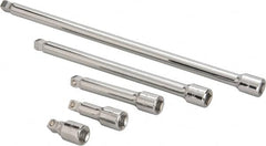Paramount - 1/2" Drive Socket Wobble Extension Set - 5 Pieces, Includes 2, 3, 5, 10, 15" Lengths - Exact Tooling