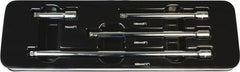 Paramount - 3/8" Drive Socket Wobble Extension Set - 4 Pieces, Includes 3, 6, 8, 12" Lengths - Exact Tooling