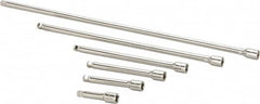 Paramount - 1/4" Drive Socket Wobble Extension Set - 6 Pieces, Includes 2, 3, 4, 6, 10, 14" Lengths - Exact Tooling