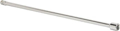 Paramount - 1/2" Drive Standard Socket Extension - 20" OAL, Chrome Finish - Exact Tooling