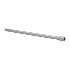 Paramount - 3/8" Drive Standard Socket Extension - 12" OAL, Chrome Finish - Exact Tooling