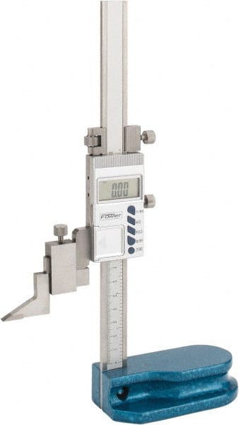 Fowler - 6" Electronic Height Gage - 0.0005" Resolution, Accurate to 0.001", LCD Display - Exact Tooling