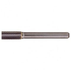 SA-7 Standard Cut Solid Carbide Bur-Cylindrical without End Cut - Exact Tooling