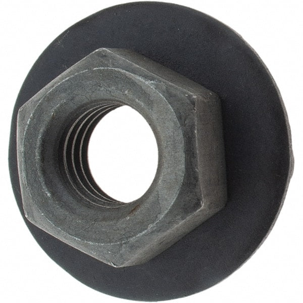 Value Collection - M6x1.00 Washer Hex Nut - 10mm Across Flats, Phosphate Finish - Exact Tooling
