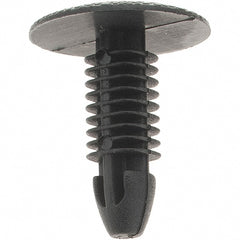 Value Collection - 11mm Hole Diam, Ratchet Shank, Nylon Panel Rivet - 20mm Length Under Head, 11mm Material Thickness - Exact Tooling