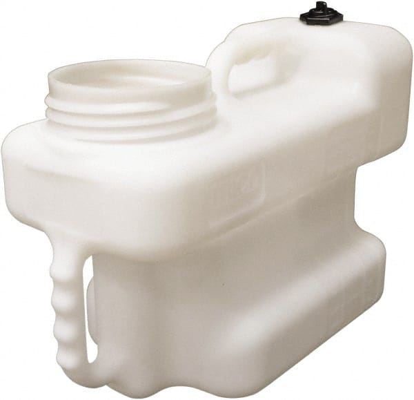 Trico - 384 oz Capacity Polyethylene Oil Storage System - 4-7/8" Mouth OD, Opaque - Exact Tooling