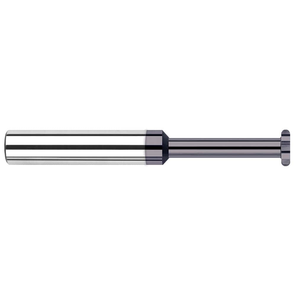 Harvey Tool - 3/16" Cut Diam, 1/32" Cut Width, 3/16" Shank, Straight-Tooth Woodruff Keyseat Cutter - Exact Tooling