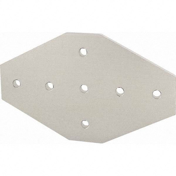 80/20 Inc. - 7-1/2" Wide x 4-1/2" High x 1/4" Long Open Shelving Joining Plate - Exact Tooling