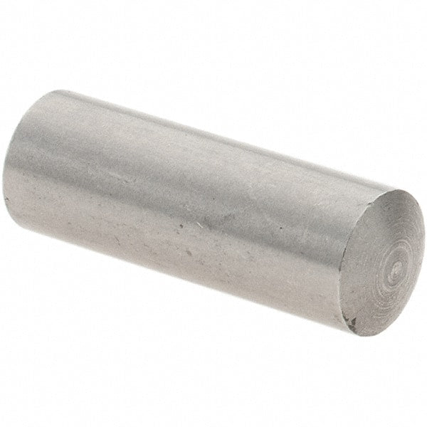 Value Collection - 6mm Diam x 16mm Pin Length 416 Stainless Steel Precision Dowel Pin - C 36-42 Hardness, 1 Beveled & 1 Rounded End - Exact Tooling