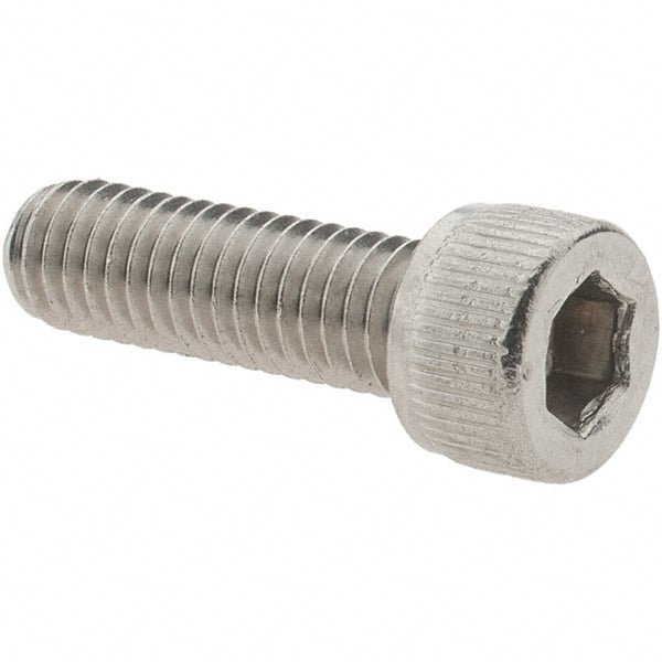 Value Collection - #10-32 UNC Hex Socket Drive, Socket Cap Screw - Grade 316 Stainless Steel, Fully Threaded, 5/8" Length Under Head - Exact Tooling