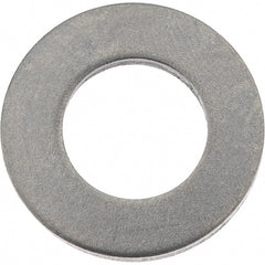 Value Collection - M10 Screw, Steel Standard Flat Washer - 10.5mm ID x 20mm OD, 2mm Thick, Zinc-Plated Finish - Exact Tooling