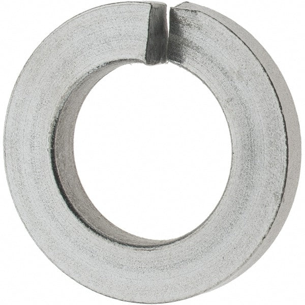 Value Collection - 1/2", 1/8" Thick Split Lock Washer - 316 Stainless Steel, 0.506" Min ID, 0.518" Max ID, 0.873" Min OD, 0.883" Max OD - Exact Tooling