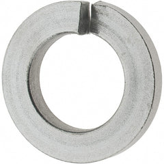 Value Collection - 1/2", 1/8" Thick Split Lock Washer - 316 Stainless Steel, 0.506" Min ID, 0.518" Max ID, 0.873" Min OD, 0.883" Max OD - Exact Tooling
