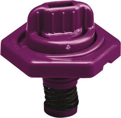 Trico - 4 Gal Capacity Polyethylene Oil Storage System - 7" Straight Spout, Purple - Exact Tooling