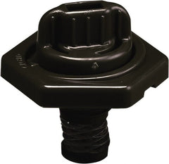 Trico - 4 Gal Capacity Polyethylene Oil Storage System - 7" Straight Spout, Black - Exact Tooling