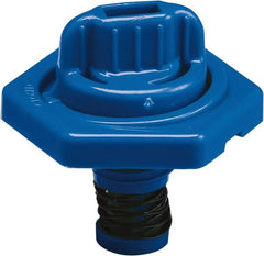 Trico - 4 Gal Capacity Polyethylene Oil Storage System - 7" Straight Spout, Blue - Exact Tooling